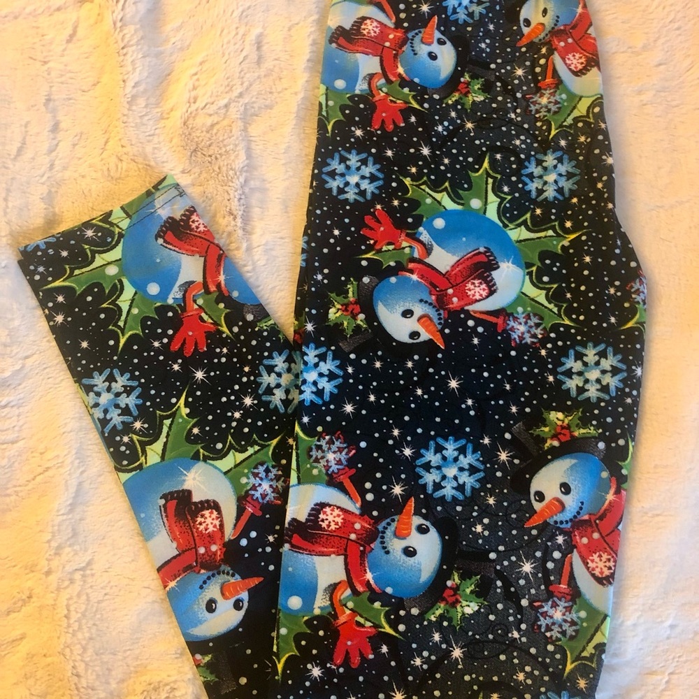 Snowman standard leggings